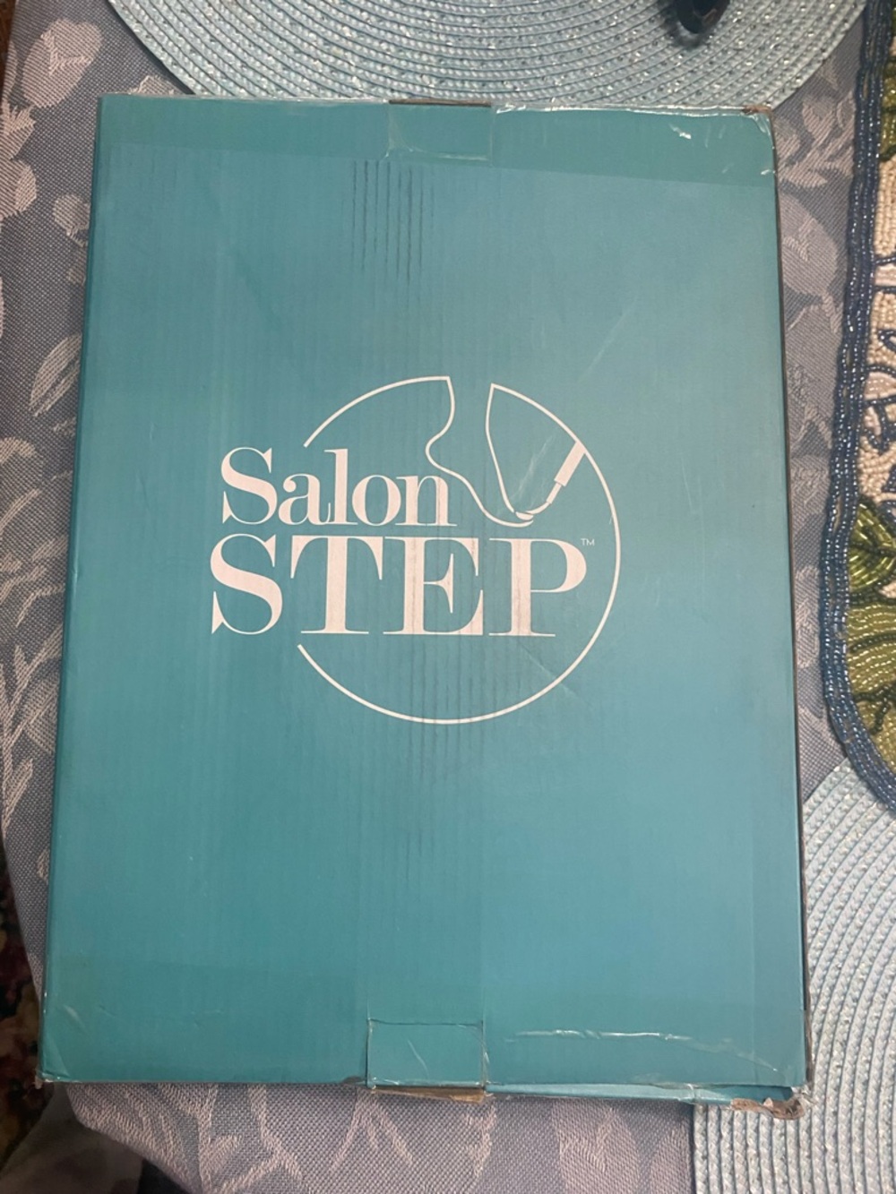 Salon Step Basic Pedicure Leg rest in blue